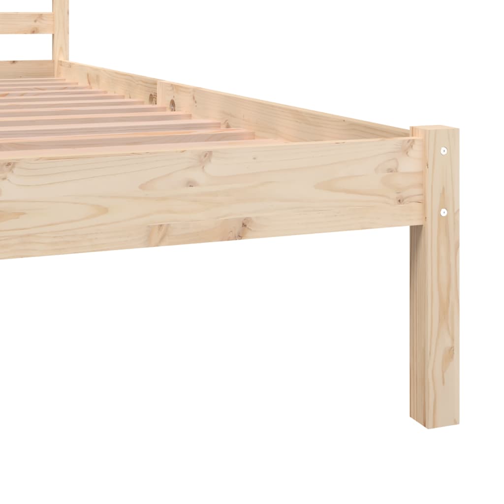 Bed Frame without Mattress 120x190cm Small Double - Bargainia.com - 8720286877289 - 810400