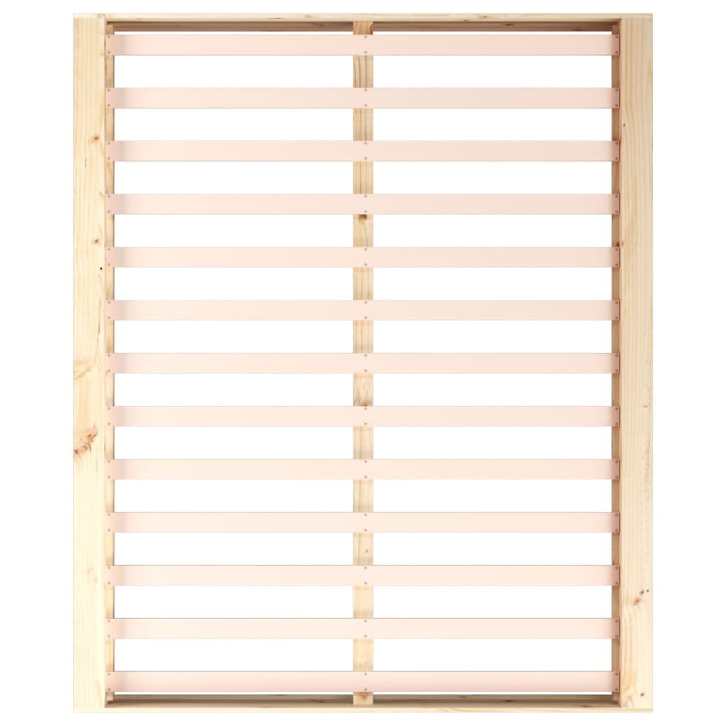 Bed Frame without Mattress 120x200 cm Solid Wood - Bargainia.com - 8720287135692 - 820681