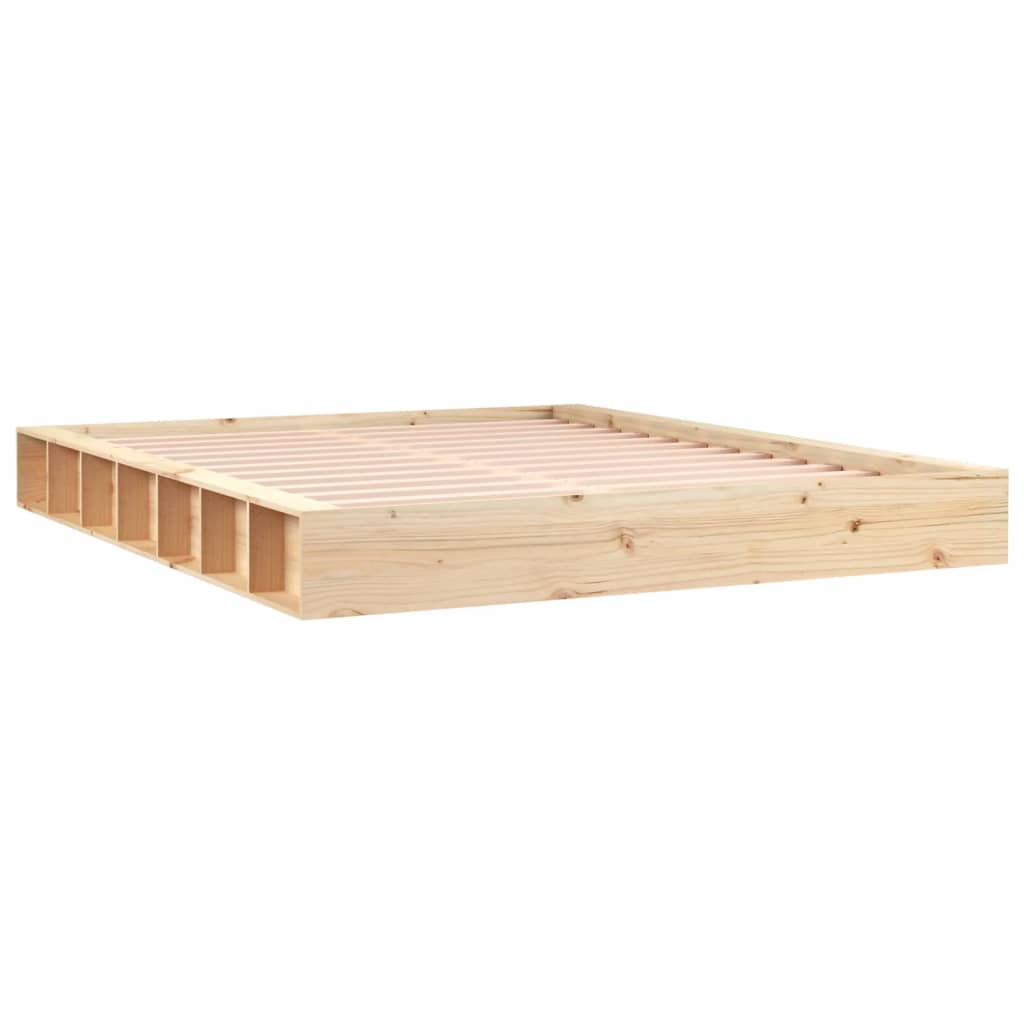 Bed Frame without Mattress 120x200 cm Solid Wood - Bargainia.com - 