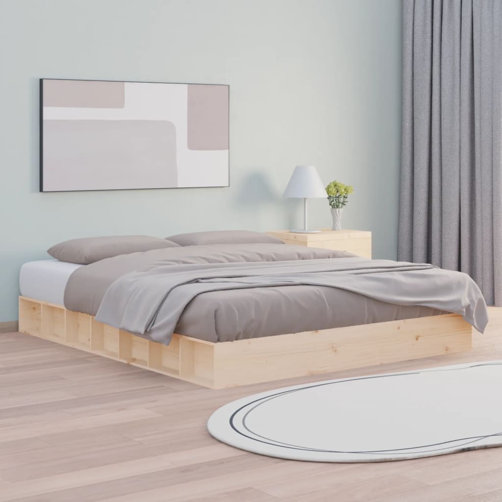 Bed Frame without Mattress 120x200 cm Solid Wood - Bargainia.com - 8720287135692 - 820681