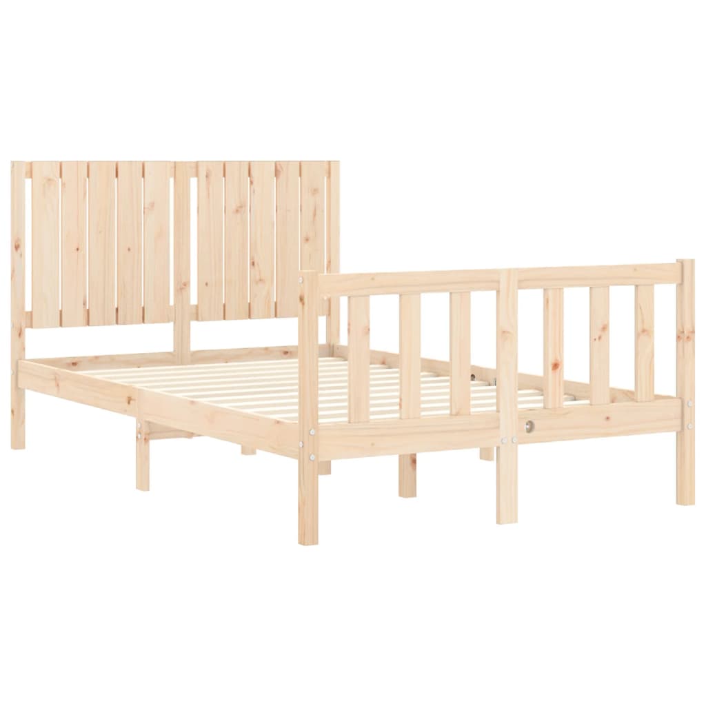Bed Frame without Mattress 120x200 cm Solid Wood Pine - Bargainia.com - 8720845981112 - 3192941