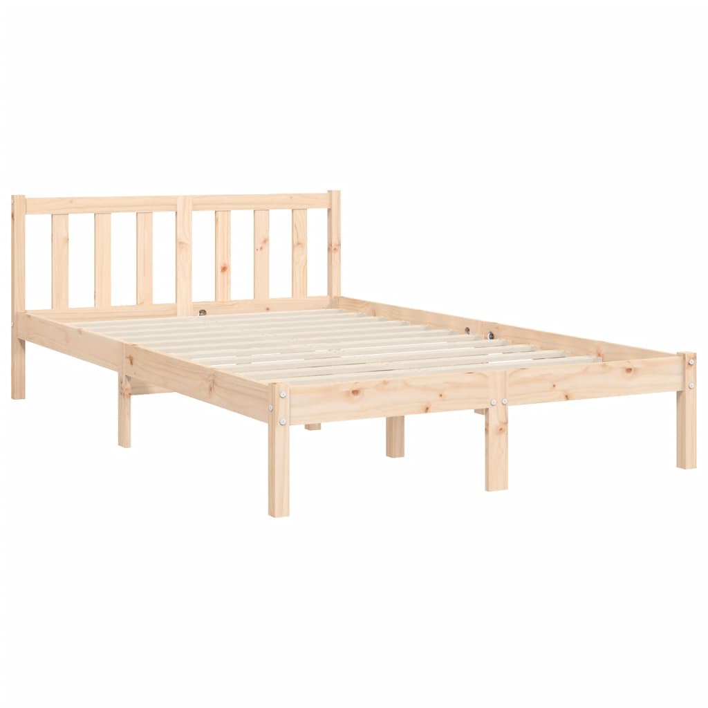 Bed Frame without Mattress 120x200 cm Solid Wood Pine - Bargainia.com - 8720845981112 - 3192941
