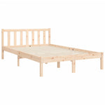Bed Frame without Mattress 120x200 cm Solid Wood Pine - Bargainia.com - 