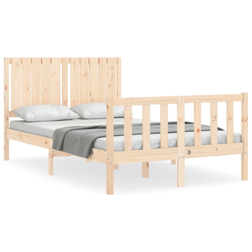 Bed Frame without Mattress 120x200 cm Solid Wood Pine - Bargainia.com - 8720845981112 - 3192941