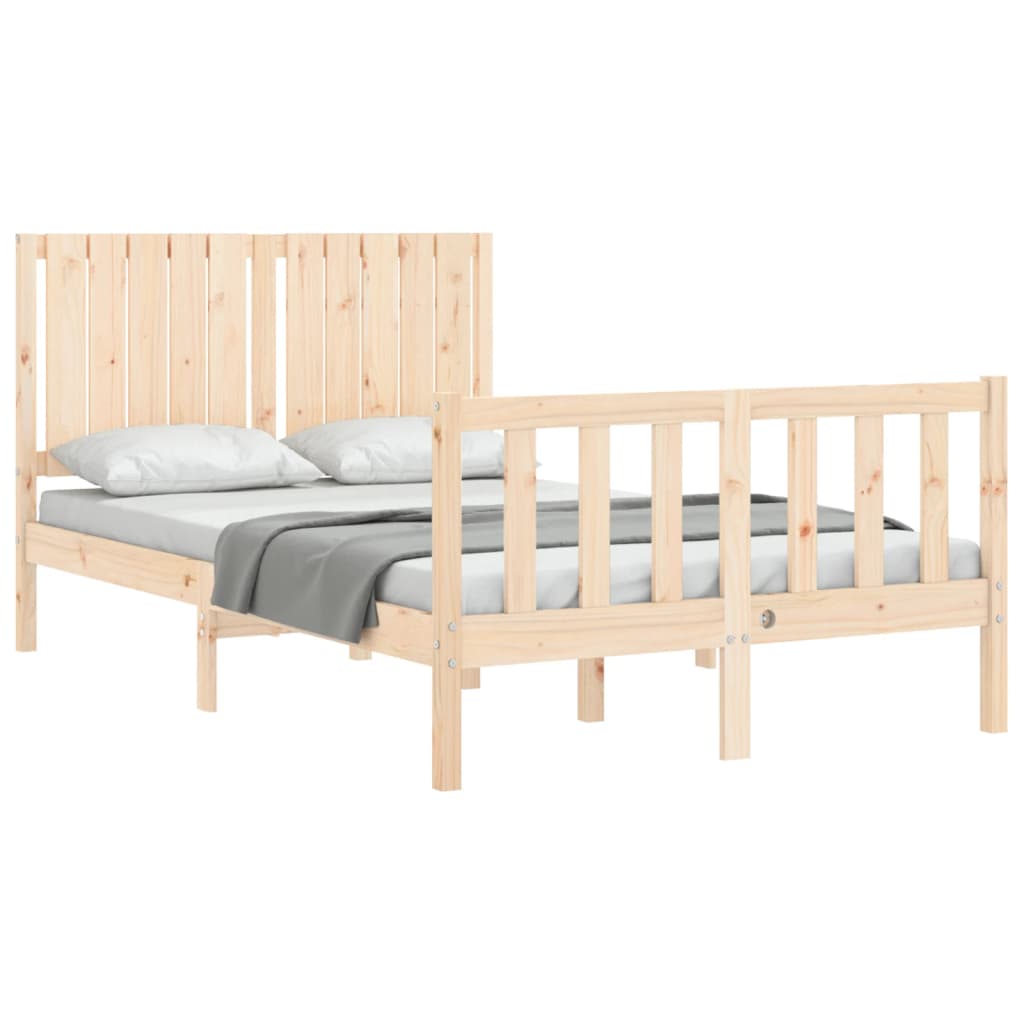 Bed Frame without Mattress 120x200 cm Solid Wood Pine - Bargainia.com - 8720845981112 - 3192941