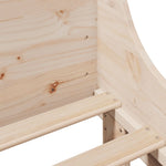 Bed Frame without Mattress 120x200 cm Solid Wood Pine - Bargainia.com - 