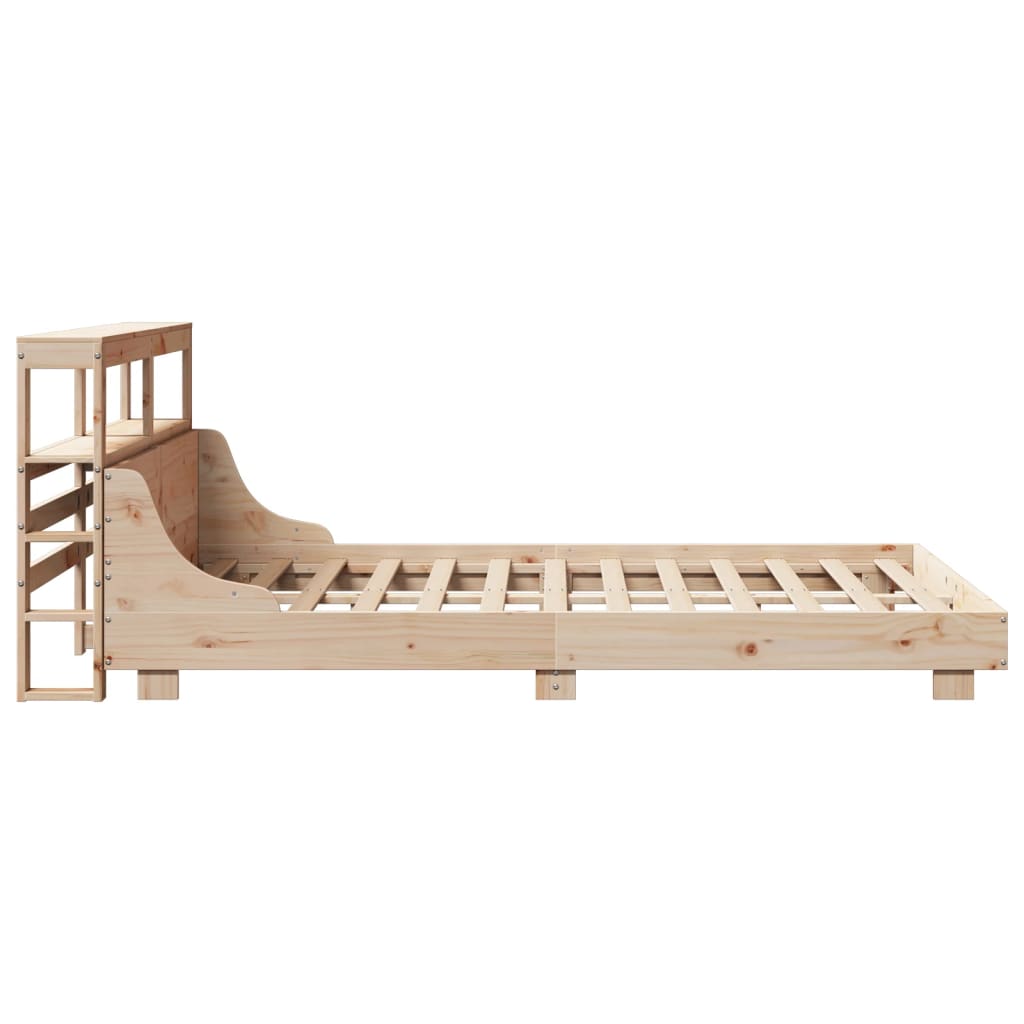 Bed Frame without Mattress 120x200 cm Solid Wood Pine - Bargainia.com - 