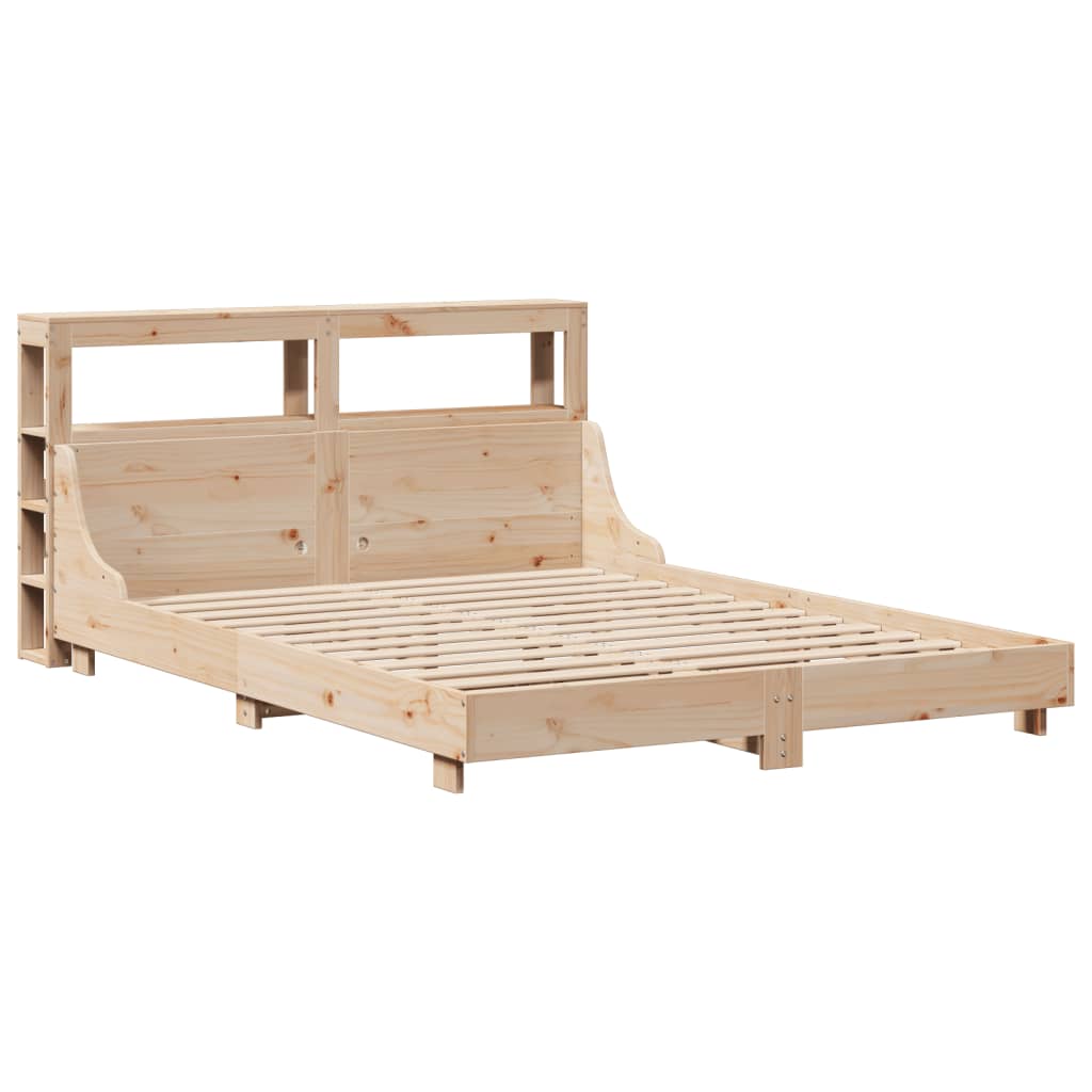 Bed Frame without Mattress 120x200 cm Solid Wood Pine - Bargainia.com - 
