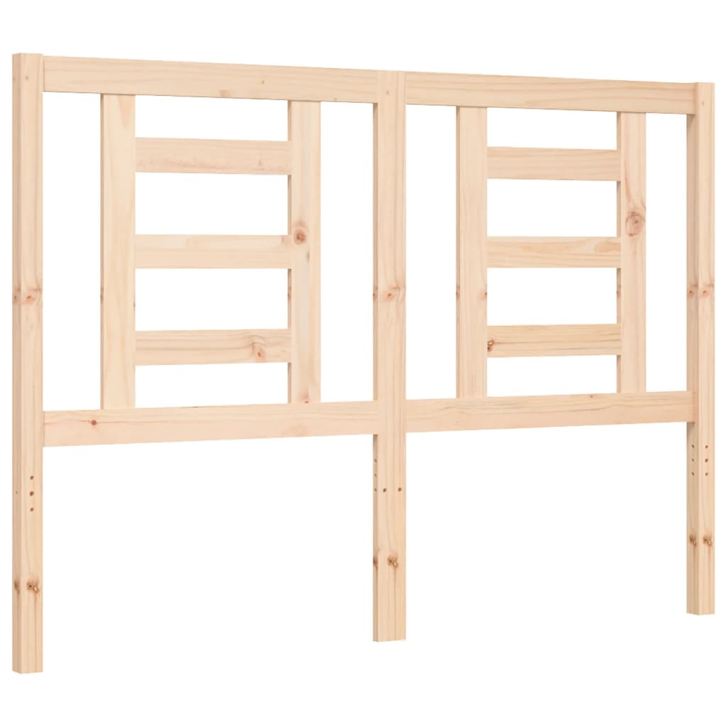 Bed Frame without Mattress 140x190 cm Solid Wood Pine - Bargainia.com - 8720845980313 - 3192861