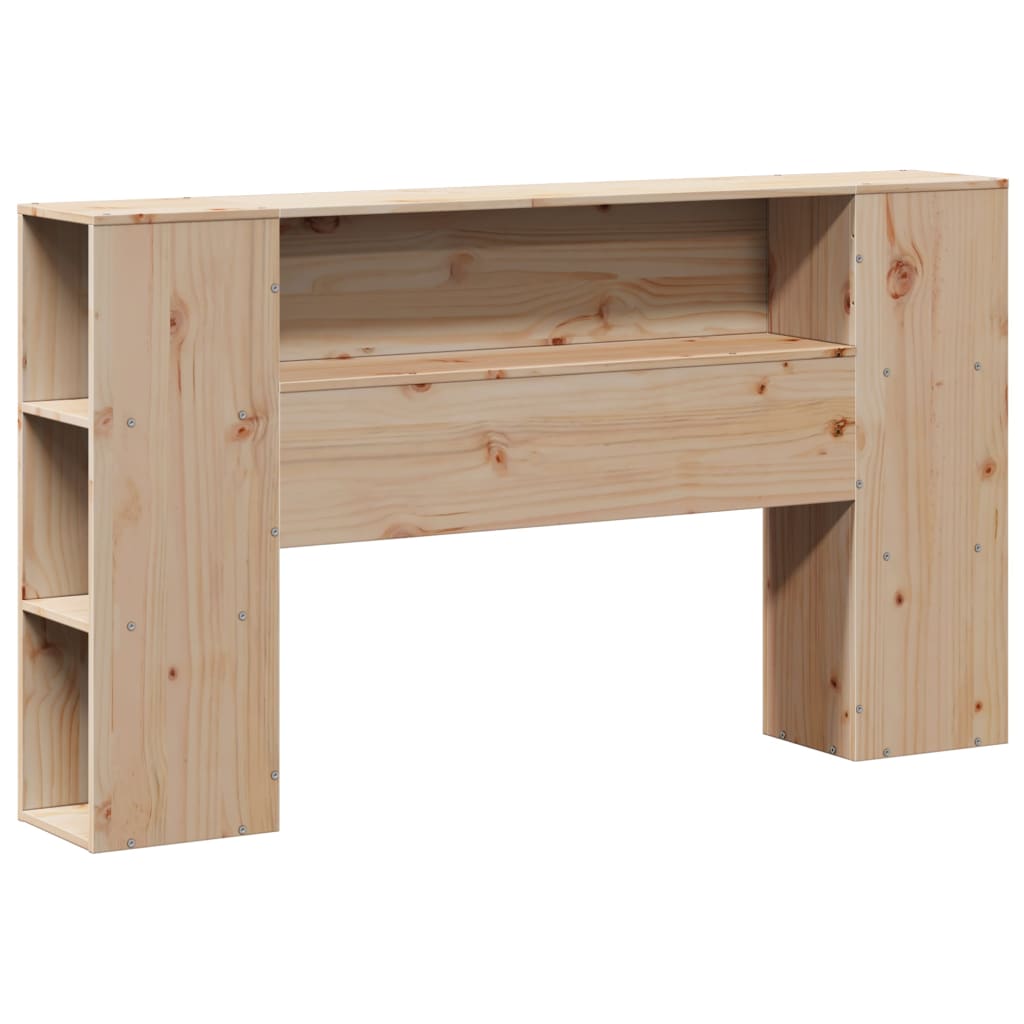 Bed Frame without Mattress 140x190 cm Solid Wood Pine - Bargainia.com - 
