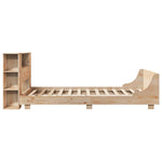 Bed Frame without Mattress 140x190 cm Solid Wood Pine - Bargainia.com - 