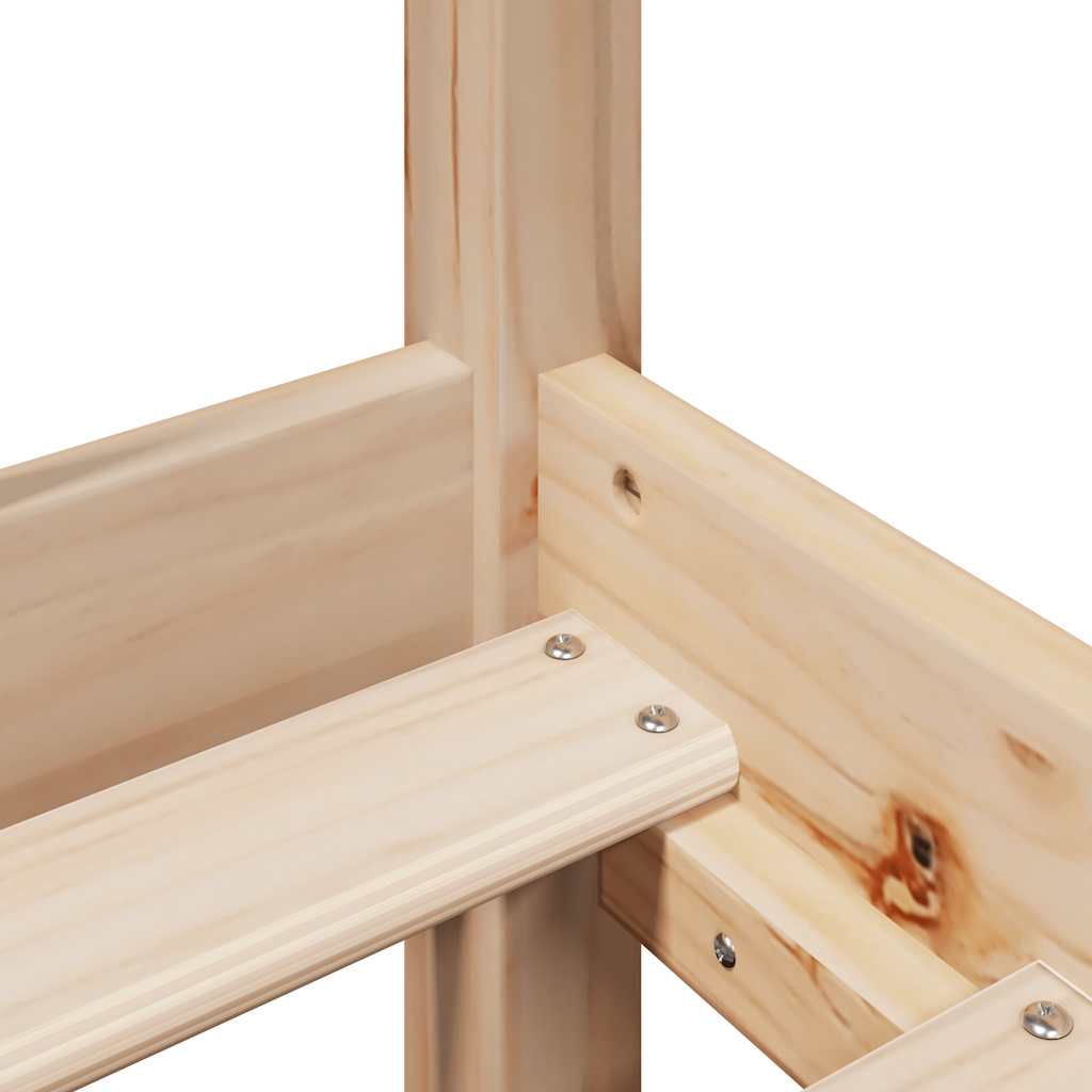 Bed Frame without Mattress 140x200 cm Solid Wood Pine - Bargainia.com - 8721102939297 - 3301540