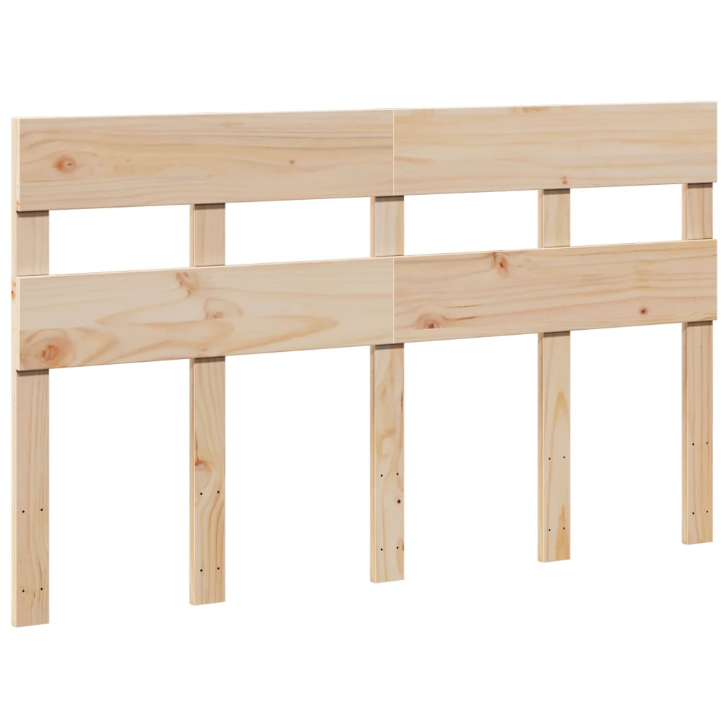 Bed Frame without Mattress 140x200 cm Solid Wood Pine - Bargainia.com - 