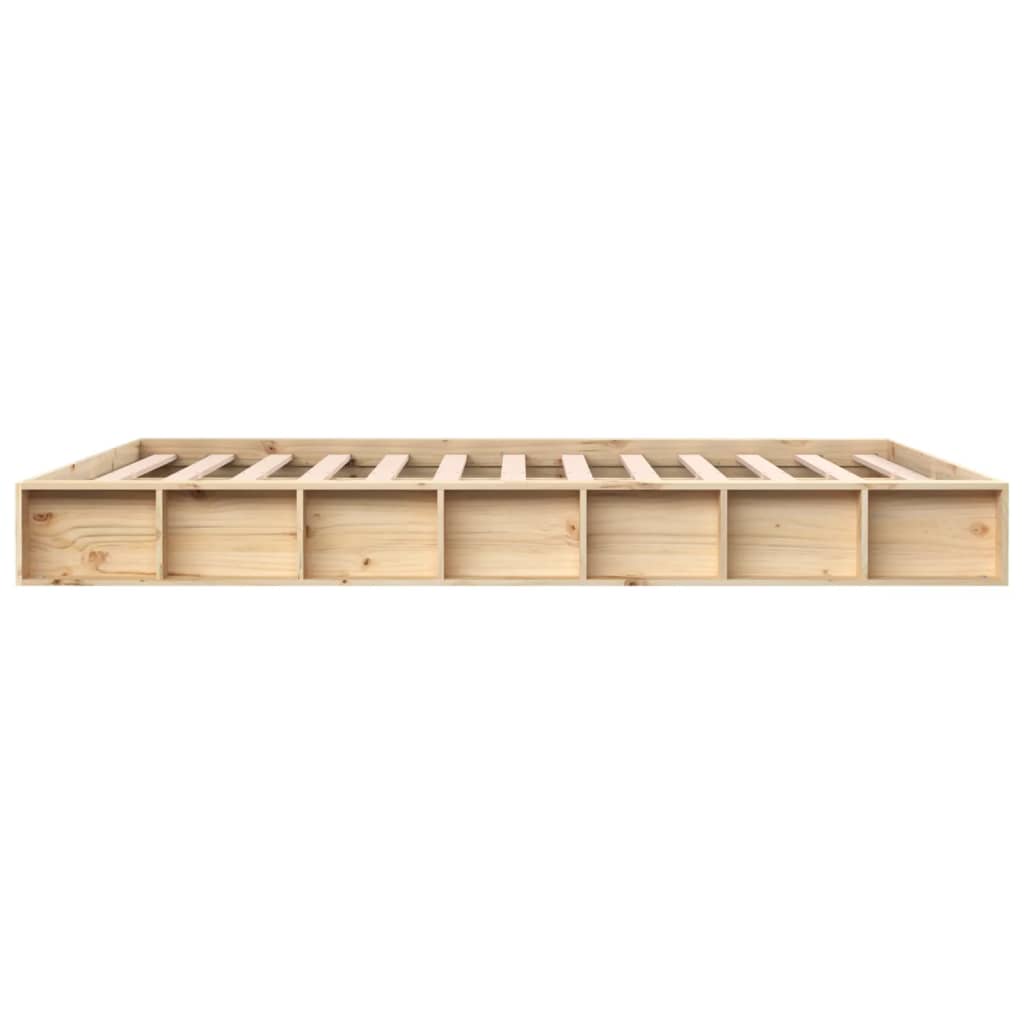 Bed Frame without Mattress 160x200 cm Solid Wood - Bargainia.com - 8720287135548 - 820666