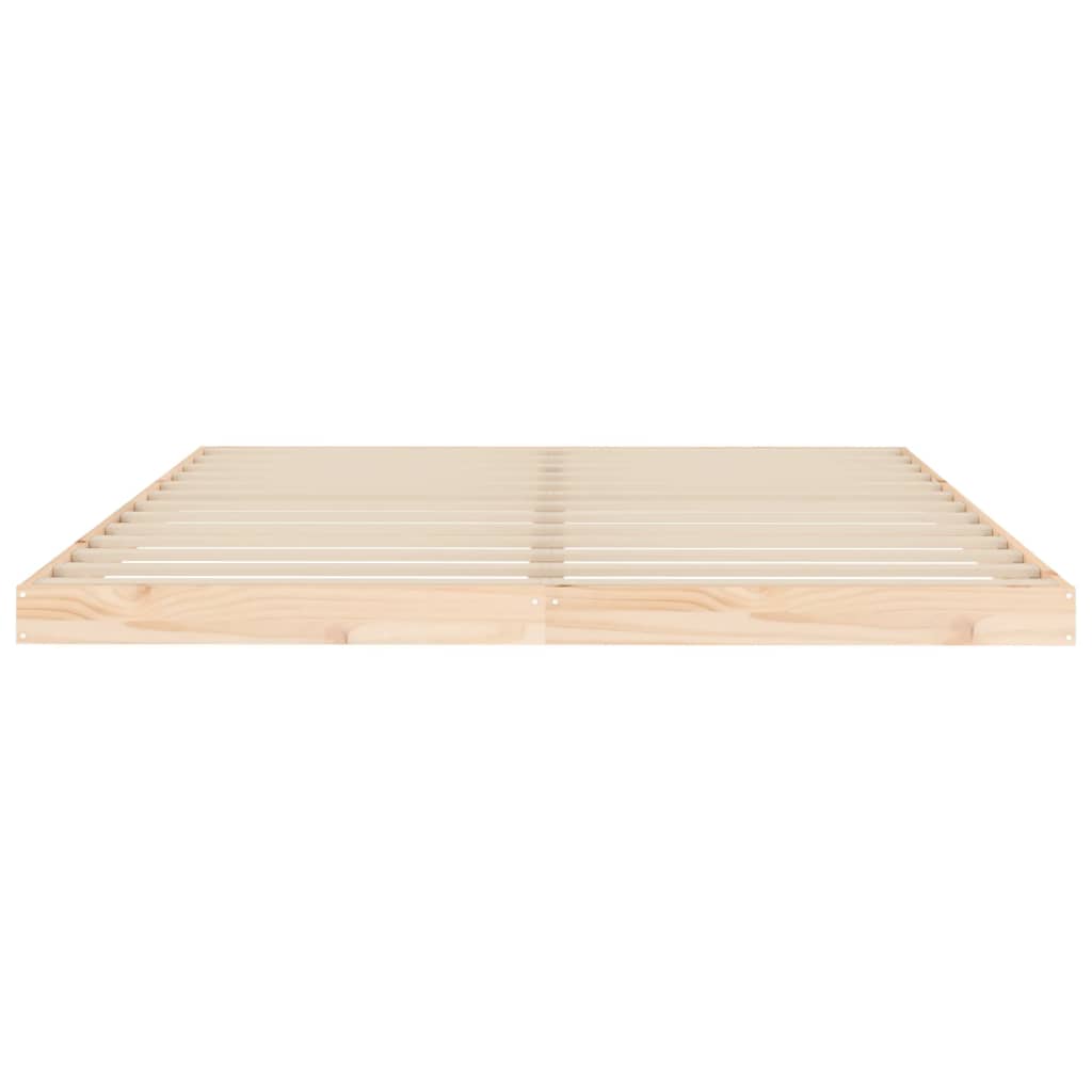 Bed Frame without Mattress 160x200 cm Solid Wood Pine - Bargainia.com - 8720845639594 - 823434