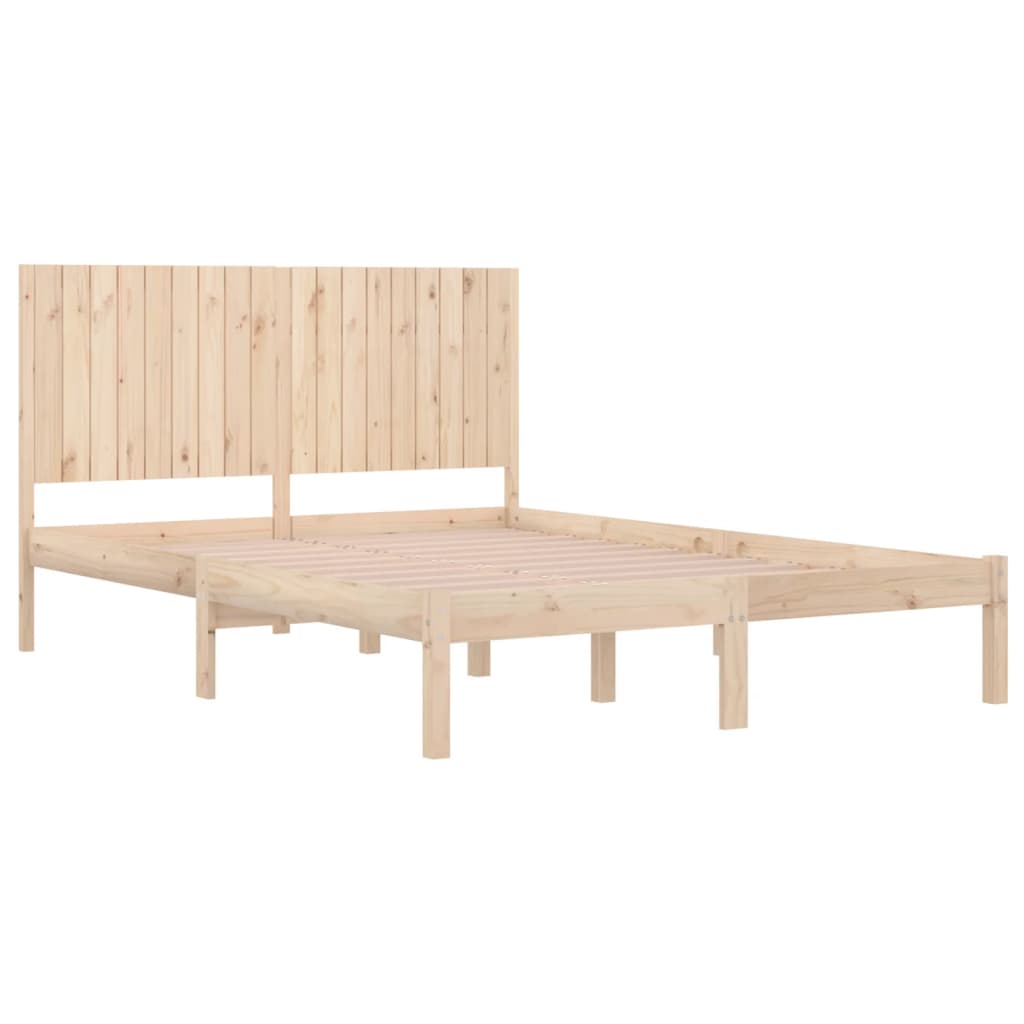 Bed Frame without Mattress 180x200 cm Super King Solid Wood - Bargainia.com - 