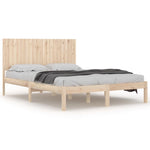 Bed Frame without Mattress 180x200 cm Super King Solid Wood - Bargainia.com - 
