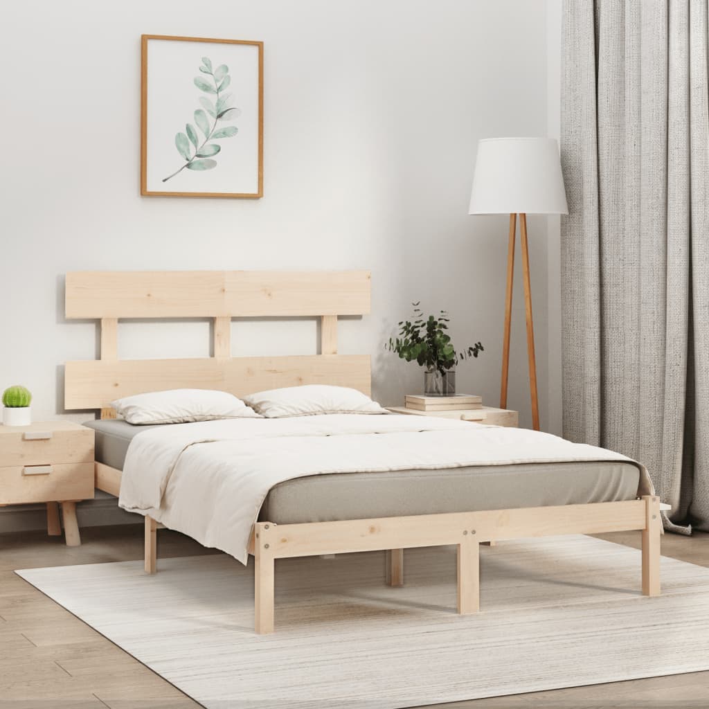 Bed Frame without Mattress 180x200 cm Super King Solid Wood - Bargainia.com - 