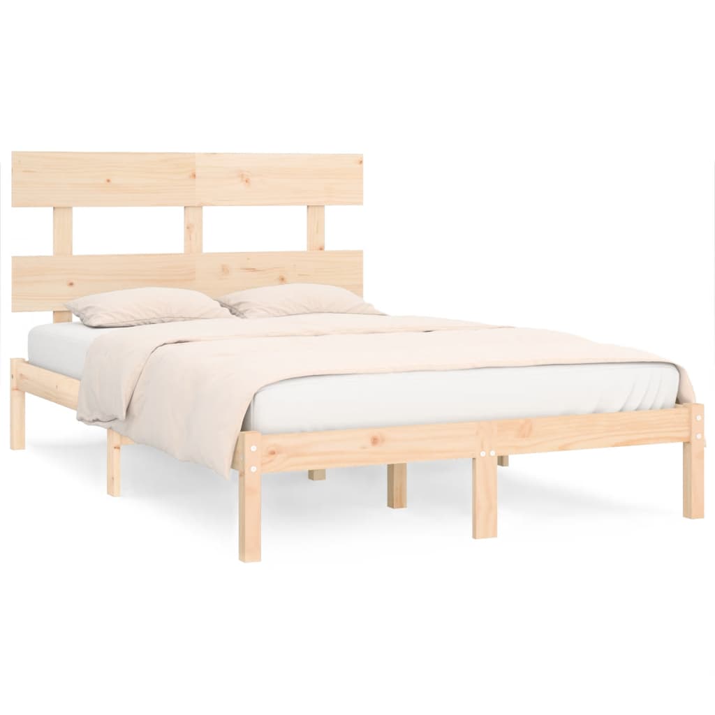 Bed Frame without Mattress 180x200 cm Super King Solid Wood - Bargainia.com - 