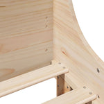 Bed Frame without Mattress 180x200 cm Super King Solid Wood Pine - Bargainia.com - 