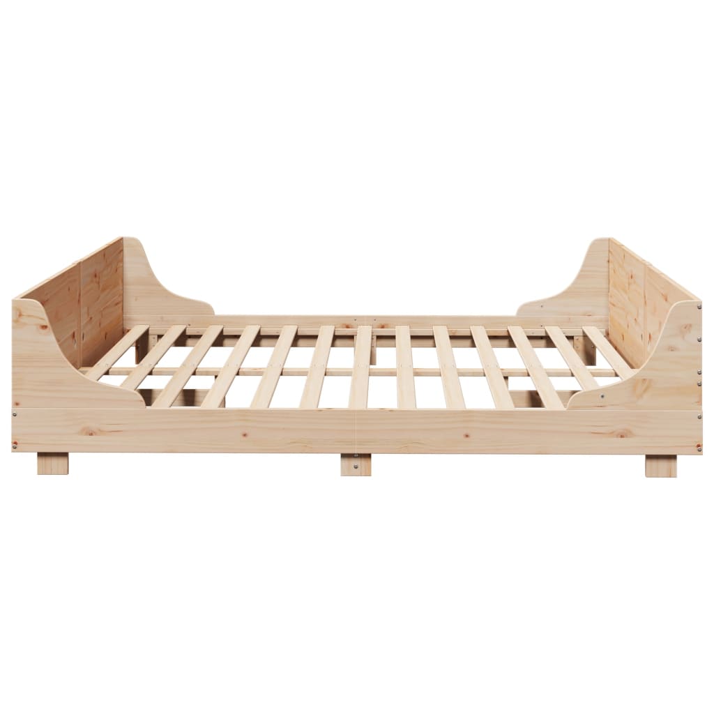 Bed Frame without Mattress 180x200 cm Super King Solid Wood Pine - Bargainia.com - 