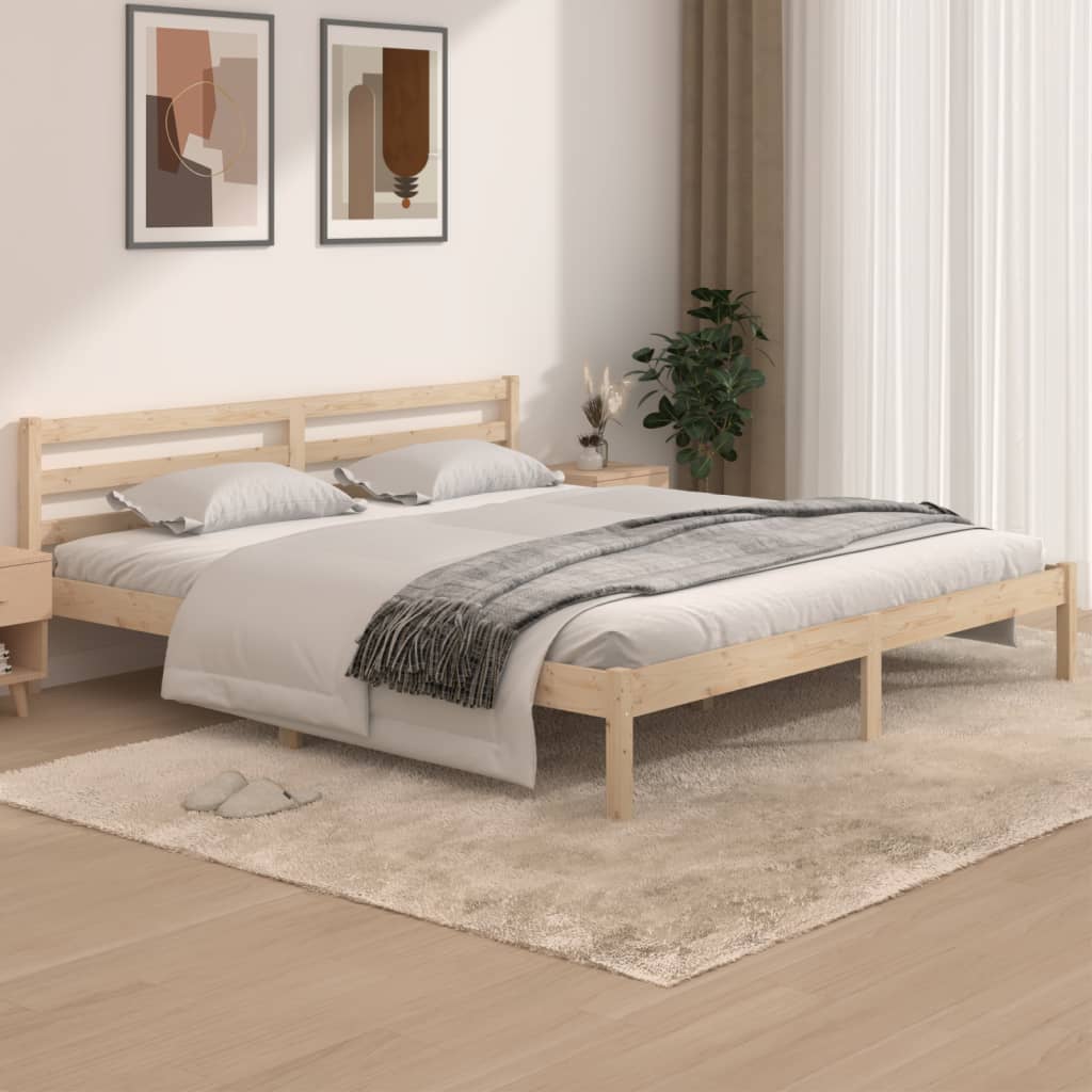 Bed Frame without Mattress 180x200cm Super King Size - Bargainia.com - 8720286877739 - 810445