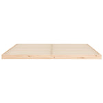 Bed Frame without Mattress 200x200 cm Solid Wood Pine - Bargainia.com - 