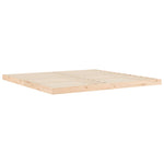 Bed Frame without Mattress 200x200 cm Solid Wood Pine - Bargainia.com - 