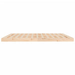 Bed Frame without Mattress 200x200 cm Solid Wood Pine - Bargainia.com - 