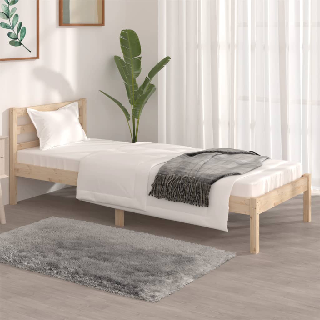 Bed Frame without Mattress 75x190cm Small Single - Bargainia.com - 8720286877180 - 810390