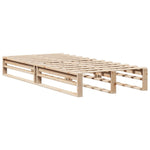 Bed Frame without Mattress 90x190 cm Single Solid Wood Pine - Bargainia.com - 