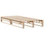 Bed Frame without Mattress 90x190 cm Single Solid Wood Pine - Bargainia.com - 