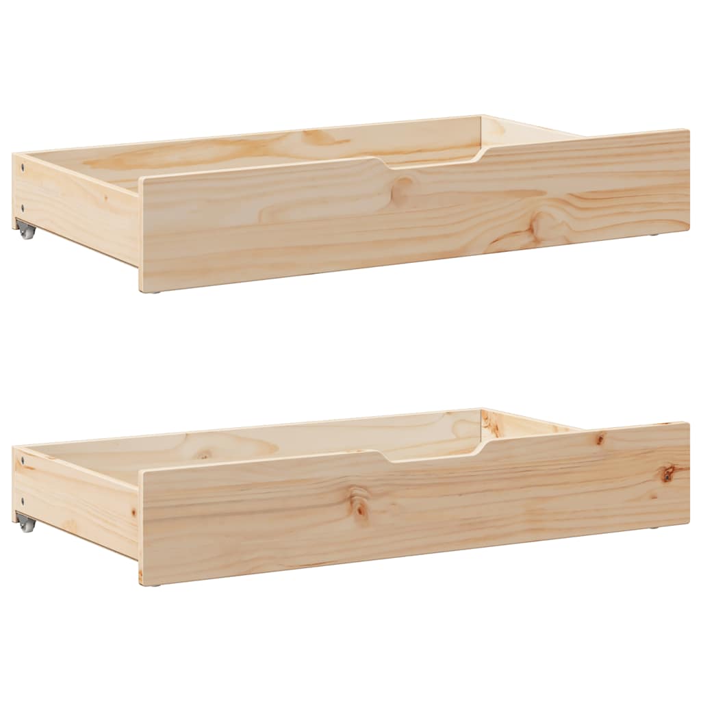 Bed Frame without Mattress 90x190 cm Single Solid Wood Pine - Bargainia.com - 8721102938504 - 3301461