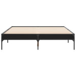 Bed Frame without Mattress Black 120x190 cm Small Double - Bargainia.com - 