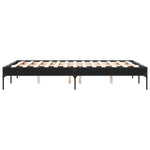 Bed Frame without Mattress Black 120x190 cm Small Double - Bargainia.com - 
