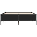 Bed Frame without Mattress Black 120x190 cm Small Double - Bargainia.com - 