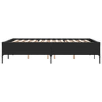 Bed Frame without Mattress Black 120x190 cm Small Double - Bargainia.com - 