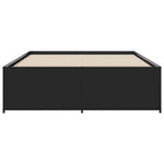 Bed Frame without Mattress Black 120x190 cm Small Double - Bargainia.com - 