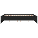 Bed Frame without Mattress Black 120x190 cm Small Double - Bargainia.com - 