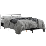 Bed Frame without Mattress Black 120x190 cm Small Double - Bargainia.com - 