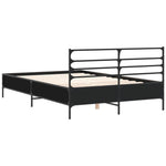 Bed Frame without Mattress Black 120x190 cm Small Double - Bargainia.com - 