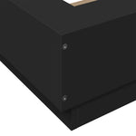 Bed Frame without Mattress Black 120x190 cm Small Double - Bargainia.com - 