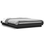 Bed Frame without Mattress Black 120x190 cm Small Double - Bargainia.com - 