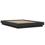 Bed Frame without Mattress Black 120x190 cm Small Double - Bargainia.com - 