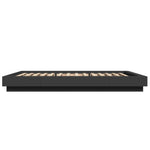 Bed Frame without Mattress Black 120x190 cm Small Double - Bargainia.com - 