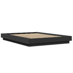 Bed Frame without Mattress Black 120x190 cm Small Double - Bargainia.com - 
