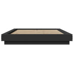 Bed Frame without Mattress Black 120x190 cm Small Double - Bargainia.com - 