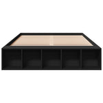 Bed Frame without Mattress Black 120x190 cm Small Double - Bargainia.com - 