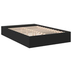 Bed Frame without Mattress Black 120x190 cm Small Double - Bargainia.com - 
