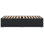 Bed Frame without Mattress Black 90x190 cm Single Faux Leather - Bargainia.com - 
